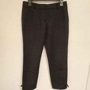 Kate Spade Black Ankle Pants With Bows